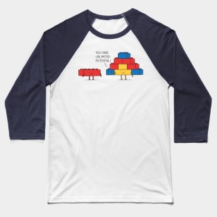 positive blocks Baseball T-Shirt